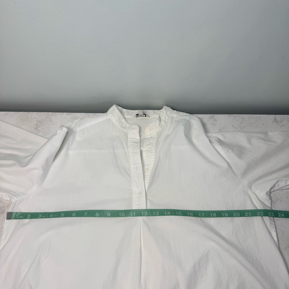 J. Peterman White Marie Antoinette Nightshirt S Cotton Dress - Picture 8 of 11